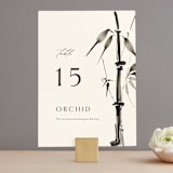 "Bambusa" - Table Numbers in Almond by Anastasia Makarova - Front