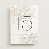 "City Center" - Table Numbers in Cotton by Erin L. Wilson - Front