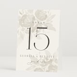 "City Center" - Table Numbers in Cotton by Erin L. Wilson - Folded