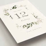 "Grace" - Table Numbers in Porcelain by Leah Bisch - Detail