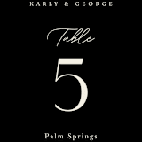 "Garden Moonlight" - Table Numbers in Ink by Katherine Moynagh - Detail