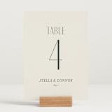 "Unity" - Table Numbers in Porcelain by Jennifer Postorino - Displayed (stand not included)