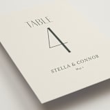 "Unity" - Table Numbers in Porcelain by Jennifer Postorino - Detail
