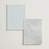 "Calm Water" - Table Numbers in Sky by Nicole Walsh - Back of Card Options