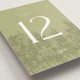 "Aspen" - Table Numbers in Lake by Robert and Stella - Detail