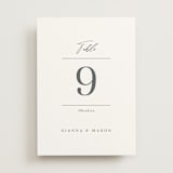 "Sector" - Table Numbers in Snow by Kaydi Bishop - Front