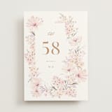 "kosmos" - Table Numbers in Cotton Candy by Phrosné Barwood - Front