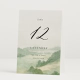 "The Vow" - Table Numbers in Meadow by Elly - Folded