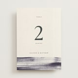 "Stillness" - Table Numbers in Horizon by Sumak Studio - Front