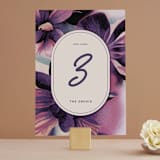 "Elisa" - Table Numbers in Orchid by Simona Camp - Front