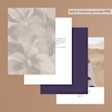 "Elisa" - Table Numbers in Orchid by Simona Camp - Back of Card Options