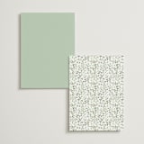 "Monogramed Arch" - Table Numbers in Mojito by Susan Moyal - Back of Card Options