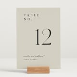 "Astoria" - Table Numbers in Spring by Kelly Schmidt - Displayed (stand not included)