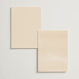 "Brynn" - Table Numbers in Toffee by Everett Paper Goods - Back of Card Options