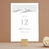 "Foothills" - Table Numbers in Grass by Alethea and Ruth - Front