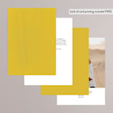 "Sophia" - Table Numbers in Sunshine by Ani Somi - Back of Card Options