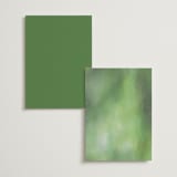 "Greenery" - Table Numbers in Fern by Susan Moyal - Back of Card Options