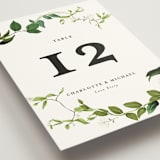 "Greenery" - Table Numbers in Fern by Susan Moyal - Detail