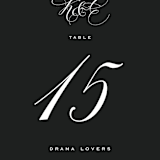 "schiacciata" - Table Numbers in Black Dahlia by chocomocacino - Detail