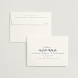 "Pavilion" - Wedding Thank You Cards in Navy by Petra Kern - FREE Recipient Addressing