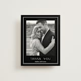 "Botanical Love" - Wedding Thank You Cards in Black Tie by Susan Moyal - Front