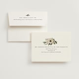 "Botanical Love" - Wedding Thank You Cards in Black Tie by Susan Moyal - FREE Recipient Addressing