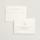 "Flora Arch" - Wedding Thank You Cards in Cerulean by Baumbirdy - FREE Recipient Addressing