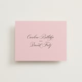 "Nola" - Wedding Thank You Cards in Peony by Megan Davis - Front