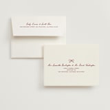 "Thompson" - Wedding Thank You Cards in Rose by Jennifer Lew - FREE Recipient Addressing