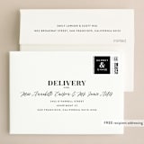 "Ribbon Border" - Wedding Thank You Cards in Tuxedo by Jill Means - FREE Recipient Addressing