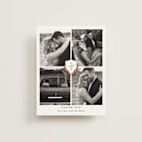 "Romantic Florals" - Wedding Thank You Cards in Peony by Susan Moyal - Front