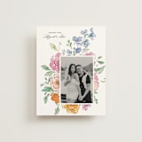 "Floral Pop" - Wedding Thank You Cards in Tropical by Itsy Belle Studio - Front