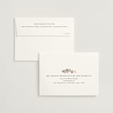 "Daphne" - Wedding Thank You Cards in Sepia by Itsy Belle Studio - FREE Recipient Addressing