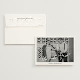 "Photograph Scribble" - Wedding Thank You Cards in Cloud by Adelyn T. - Front
