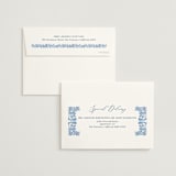 "Porcelain Floral" - Wedding Thank You Cards in Porcelain by Elly - FREE Recipient Addressing