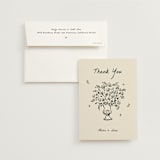 "Roses" - Wedding Thank You Cards in Vanilla by Ani Somi - Front