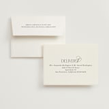 "Grand Scale" - Wedding Thank You Cards in Caviar by Olivia Raufman - FREE Recipient Addressing