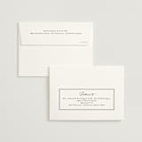 "refined" - Wedding Thank You Cards in Deep Olive by Nicole Walsh - FREE Recipient Addressing