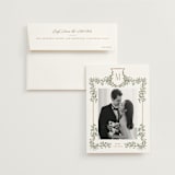 "Arbour" - Wedding Thank You Cards in Lake by Leah Bisch - Front