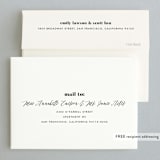 "Nolita" - Wedding Thank You Cards in Silk by Annie Clark - FREE Recipient Addressing