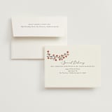 "Japanese Textile" - Wedding Thank You Cards in Rose by Jennifer Holbrook - FREE Recipient Addressing