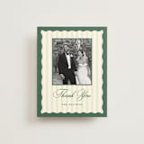 "Curved frame" - Wedding Thank You Cards in Citrine by Emily Betts - Front