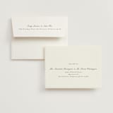 "Court" - Wedding Thank You Cards in Leaf by Kate Ahn - FREE Recipient Addressing
