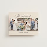 "Love Story" - Wedding Thank You Cards in Mocha by Jennifer Postorino - Front