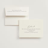 "Love Story" - Wedding Thank You Cards in Mocha by Jennifer Postorino - FREE Recipient Addressing