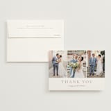 "Avery" - Wedding Thank You Cards in Dusty Pink by Jennifer Postorino - Front