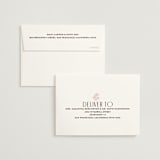 "Museum" - Wedding Thank You Cards in Burgundy by Nazia Hyder - FREE Recipient Addressing