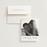 "Embellished Note" - Wedding Thank You Cards in Tuxedo by tuldok - Front