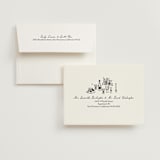 "Vintage Lovers" - Wedding Thank You Cards in Champagne by Helena Vitto - FREE Recipient Addressing
