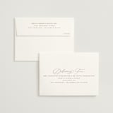 "Luxe script" - Wedding Thank You Cards in Pearl by Hooray Creative - FREE Recipient Addressing